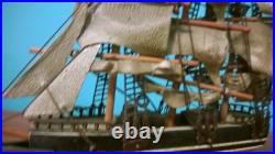 Old Vintage Model Sailing Ship The RED JACKET