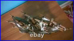 Old Vintage Model Sailing Ship The RED JACKET