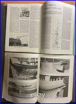 One Of A Kind Collection Of 14 Model Sailing Ship Books (2,300 Total Pages)