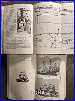 One Of A Kind Collection Of 14 Model Sailing Ship Books (2,300 Total Pages)