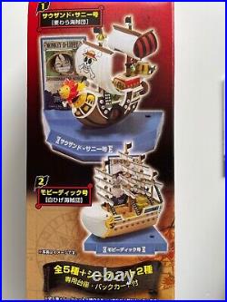 One Piece Super Ship Collection Set of 5 Plastic Model Figurine Plex Japan Rare