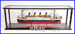 P019 Display Case for Scale Model Ships 40 Old Modern Handicrafts