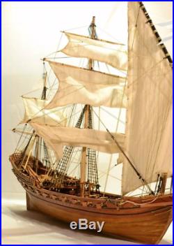 PRO Misticque French Xebec 1750 wood model ship kits boat DIY for adults new