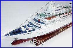 Pacific Princess 39- The Love Boat Model ready for display Wooden model Ship