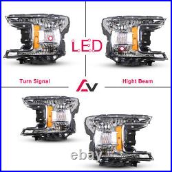 Pair Headlights For 2018-2020 Ford F-150 F150 Halogen Front Driving Lamps 2019