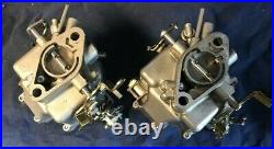 Pair Rebuilt 1963 Corvair Carburetors $50 refund for your cores. Free Shipping