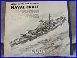 Paper Models. Naval Craft. Ships. Wallis Rigby. WWII