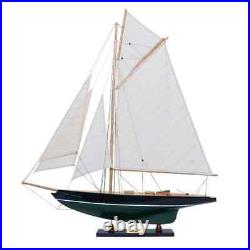 Pen Duick Painted Lightweight Wooden Ship Model With Metal Tilter & Hatches