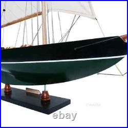 Pen Duick Painted Lightweight Wooden Ship Model With Metal Tilter & Hatches