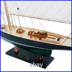 Pen Duick Painted Lightweight Wooden Ship Model With Metal Tilter & Hatches