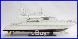 Princess 60 Handcrafted Model Yacht Ready for Display