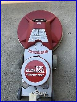 Pullman Holt 1500 Gloss Boss Burnisher. Model #GB1500F. READ DETAILS FOR SHIPPING
