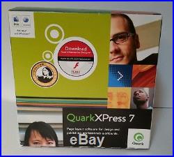 QuarkXPress 7 For Mac & Windows, Universal Model 122108 NEW Opened FREE SHIP