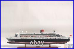 Queen Mary 2 Model Ship Queen Mary 2 Wooden Ship Model 102cm Special Edition