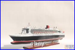 Queen Mary 2 Model Ship Queen Mary 2 Wooden Ship Model 102cm Special Edition