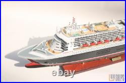 Queen Mary 2 Model Ship Queen Mary 2 Wooden Ship Model 102cm Special Edition