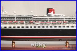 Queen Mary 2 Model Ship Queen Mary 2 Wooden Ship Model 102cm Special Edition