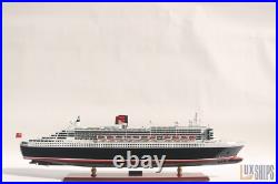 Queen Mary 2 Model Ship Queen Mary 2 Wooden Ship Model 102cm Special Edition