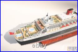 Queen Mary 2 Model Ship Queen Mary 2 Wooden Ship Model 102cm Special Edition