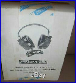 R L Drake Matching Headset for model TR7 Transceiver used very good free ship