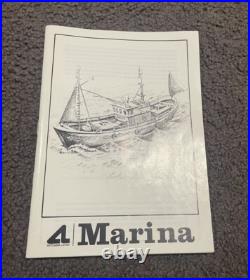 RARE MARINA Model Ship Weekend Kit 175 BI 18002 Nautical Instructions