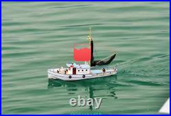 RC model fishing boat NAXOS motor yacht FRP Hull and Plywood Boat DIY Kit set