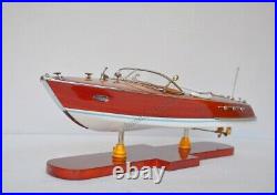 RIVA ARISTON 20'' Handcrafted Wooden Model Speed Boat Ship Gift Decoration