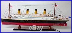 RMS TITANIC Cruise Ship Model 32 With Lights ready for Display
