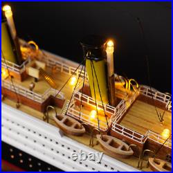 RMS Titanic Model Cruise 23 60cm Titanic Model Ship With golden Lights