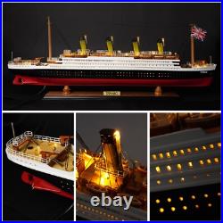 RMS Titanic Model Cruise Ship 23'' Handmade Model Ship Table Decor Birthday Gift
