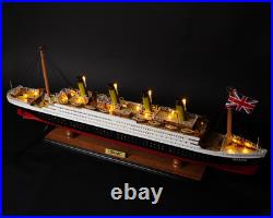 RMS Titanic Model Cruise Ship 23'' Handmade Model Ship Table Decor Birthday Gift