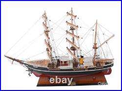 RRS Discovery Antarctic Steamship Royal Research Ship Wood Model 35 Semi-Built