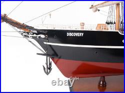 RRS Discovery Antarctic Steamship Royal Research Ship Wood Model 35 Semi-Built