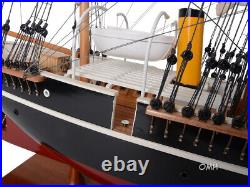 RRS Discovery Antarctic Steamship Royal Research Ship Wood Model 35 Semi-Built