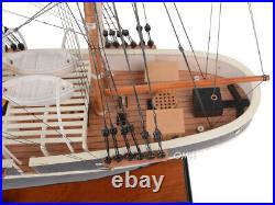 RRS Discovery Antarctic Steamship Royal Research Ship Wood Model 35 Semi-Built