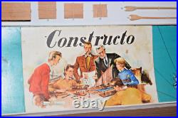 Rare Large 1950's Constructo Eagle Wooden Model Ship Kit MIB