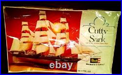 Rare! New In Opened Box, 1/140 Scale Cutty Sark Clipper Ship Model Kit #5601