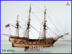 Rattlesnake 1782 Scale 150 35 900 mm Wooden Ship Model Kit