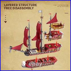 Reobrix Caribbean Pirate Ship DIY Model kit Building Blocks Toy Christmas Gift