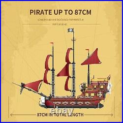 Reobrix Caribbean Pirate Ship DIY Model kit Building Blocks Toys Christmas Gift