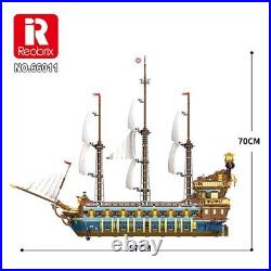 Reobrix Royal Fleet Navy Ship DIY Model kit Building Blocks Toy Christmas Gift