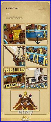 Reobrix Royal Fleet Navy Ship DIY Model kit Building Blocks Toy Christmas Gift