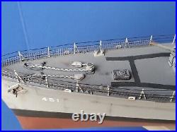 Revell US Navy Fletcher Class Destroyer DD451 CHEVALIER Ship Built Model Kit