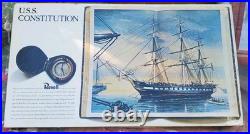 Revell USS Constitution 1/96 Scale Plastic Model Kit Vintage 1965