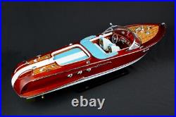 Riva Aquarama Wooden Model Boat 21'' 53cm Birthday Gift For Dad