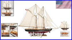 SAILINGSTORY Nautical Bluenose Wooden Model Ship 21 Inch Decorative Replica
