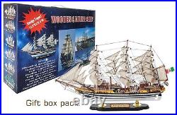 SAILINGSTORY Wooden Model Ship Amerigo Vespucci 1/190 Scale Replica Ship Mode