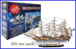 SAILINGSTORY Wooden Model Ship Amerigo Vespucci 1/190 Scale Replica Ship Mode