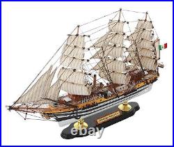 SAILINGSTORY Wooden Model Ship Amerigo Vespucci 1/190 Scale Replica Ship Mode