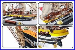 SAILINGSTORY Wooden Model Ship Amerigo Vespucci 1/190 Scale Replica Ship Mode